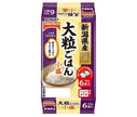 [11/25~ 10% OFF all products!!] Table Mark Niigata Prefecture Large Grain Rice Small Portion (Divided) 6 Meal Pack (100g x 2 meals x 3 pieces) x 8 pieces