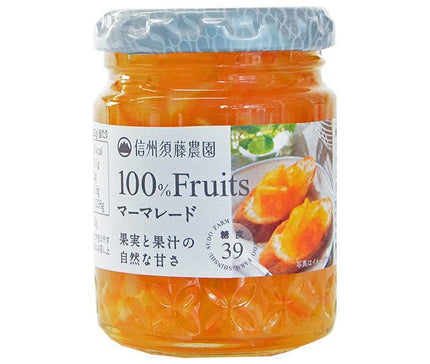 Sudo Jam Shinshu Sudo Farm Marmelade 100% Fruits Pot de 135g x 6 pièces