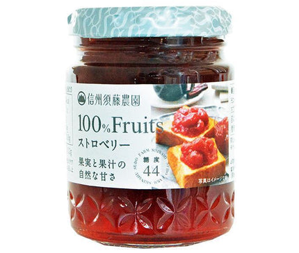 Sudo Jam Shinshu Sudo Farm 100% Fruits Fraise Pot de 140g x 6 pièces