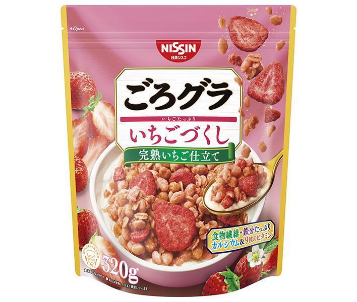 Nissin Cisco Gorogura Strawberry Pack 320g x 6 bags [shipped in Japan]