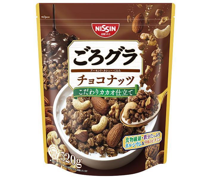 Nissin Cisco Gorogura Chocolat Noix 320g x 6 sachets