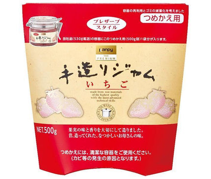 カンピー ザ プレミアム 手造りジャム いちご つめかえ用 500g×6袋入【日本出荷】
