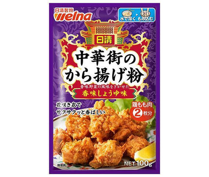 Nissin Verna Nissin Chinatown Karaage Farine Aromatisée Sauce Soja Saveur 100g x 12 sachets