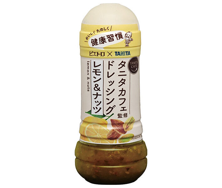 [11/25~ 10% off all products!!] Pietro Tanita Cafe Supervised Dressing Lemon & Nuts 280ml PET Bottle x 12 Bottles