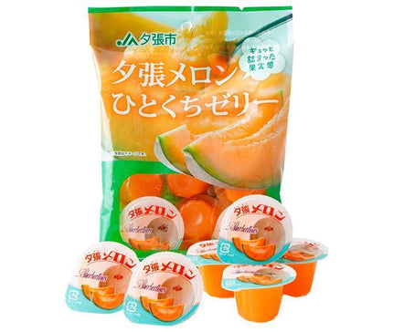 Hokushin Foods Gelée de bouchées de melon Yubari (21g x 6 pièces) x 12 pièces 