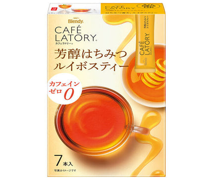 AGF Blendy Café Latry Stick Rich Honey Rooibos Tea (5.0g x 7 bottles) x 24 boxes [Shipped in Japan]