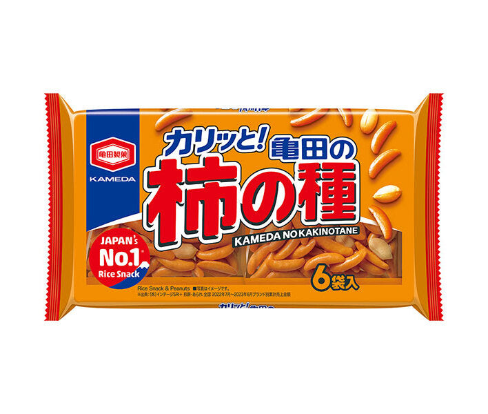 亀田製菓 亀田の柿の種 6袋詰 180g袋×12袋入