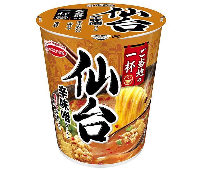 [11/25~ 10% off all products!!] Acecook Locally-made Sendai Spicy Miso Ramen 62g x 12 pieces