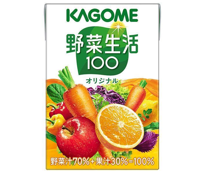 [11/25~ 10% off all products!!] Kagome Vegetable Life 100 Original 100ml paper pack x 30 bottles