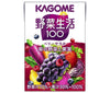 [11/25~ 10% off all products!!] Kagome Yasai Seikatsu 100 Berry Salad 100ml paper pack x 30 bottles