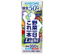 [11/25~ 10% off all products!!] Kagome Yasai Ichinichi Kore Ippon Light 200ml paper pack x 24 bottles