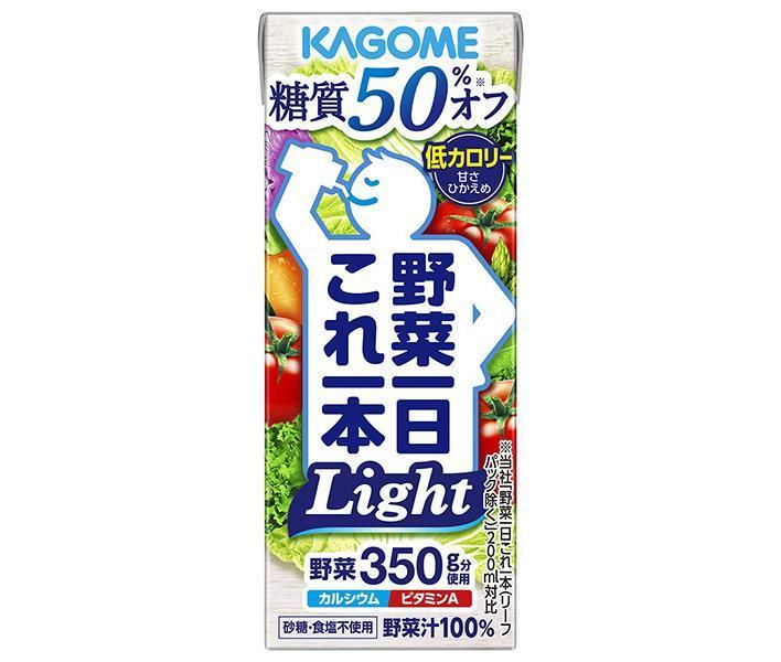 Kagome Un légume par jour Light Pack papier 200 ml x 24 pièces 