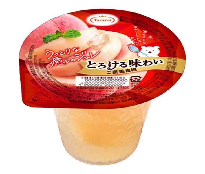 [11/25~ 10% off all products!!] Tarami Melty Taste Reward White Peach 200g x 24 (6 x 4) pieces