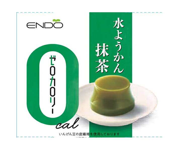 Endo Seian Zero Calorie Mizuyokan Matcha 90g x 24 pieces 