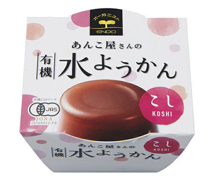 遠藤製餡 あんこ屋さんの有機水ようかん こし 100g×24個入