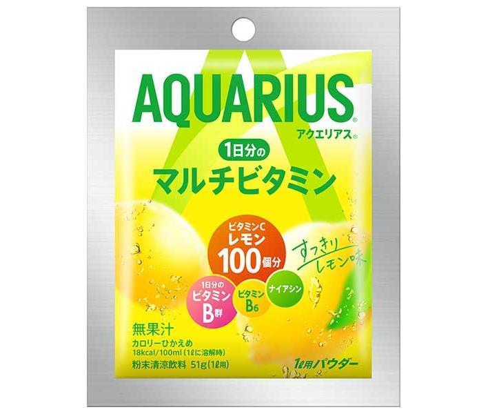 Coca-Cola Aquarius 1 jour poudre multivitaminée 1L 51g x 30 sachets 