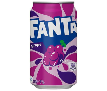 Coca-Cola Fanta Grape 350ml can x 24 