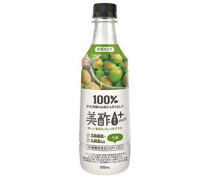 CJ Japan Micho Plus Ume 500ml plastic bottle x 24 pieces [Shipped in Japan]