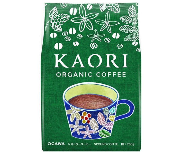 Ogawa Coffee Kaori Café en poudre biologique 250 g x 12 sachets