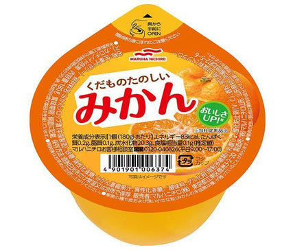 Maruha Nichiro Fruit Fun Mandarin Orange 180g x 24 (6 x 4) pieces 