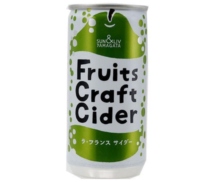 山形食品 FruitsCraftCider ラ フランス 200ml缶×30本入