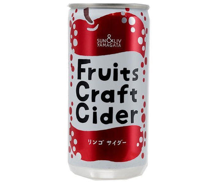 Yamagata Foods FruitsCraftCider Apple 200ml can x 30 bottles [shipped in Japan]