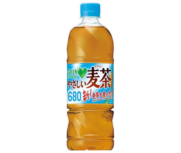 Suntory GREEN DA KA RA (Green Dakara) Thé d'orge facile [pour vente manuelle] bouteille en plastique de 680 ml x 24 pièces 