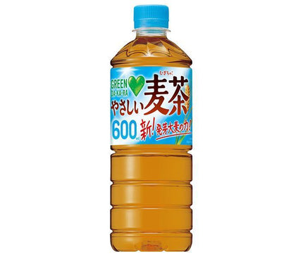 Suntory GREEN DA KA RA (Green Dakara) Thé d'orge doux [pour distributeurs automatiques] Bouteilles en plastique de 600 ml x 24 pièces 