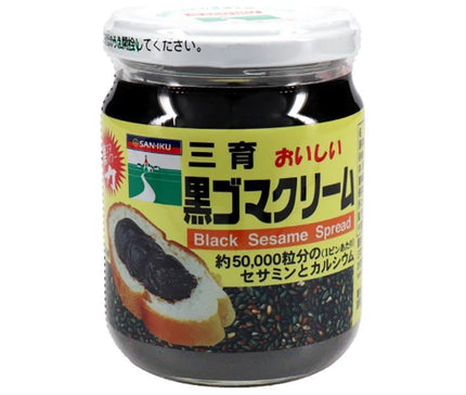 Saniku Foods Black Sesame Cream (Large) 190g Bottle x 12 (6 x 2) pcs 