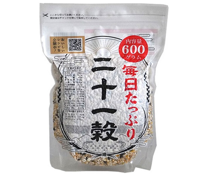 種商 毎日たっぷり 二十一穀 600g×6袋入【日本出荷】