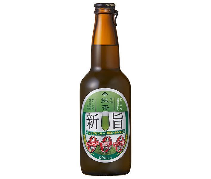 黄桜 新旨ゼロ 抹茶ビールテイスト トリプルフリー 330ml瓶×12本入