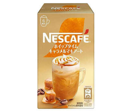 Nestle Japan Nescafe Whipped Time Caramel Macchiato (11.5g x 6P) x 24 boxes 