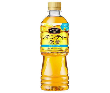 Pokka Sapporo Mablock Lemon Tea, slightly sweetened, 525ml plastic bottle x 24 bottles