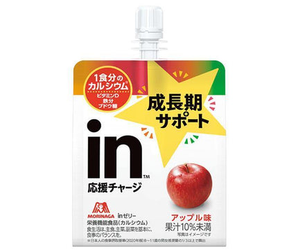 Morinaga & Co. in Jelly Growth Support Apple 180g pouch x 30 pieces 