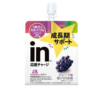 Morinaga & Co. in Jelly Growth Support Grape 180g pouch x 30 pieces 