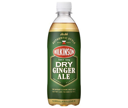 [11/25~ 10% off all products!!] Asahi Soft Drinks Wilkinson Dry Ginger Ale 500ml PET bottle x 24 bottles