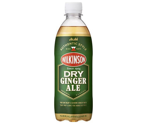 Asahi Beverages Wilkinson Dry Ginger Ale 500ml PET bottle x 24 