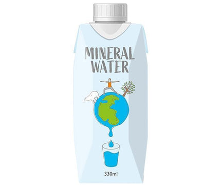 Sakura Food Industry Sakura Mineral Water 330ml Paper Pack x 18 Bottles 