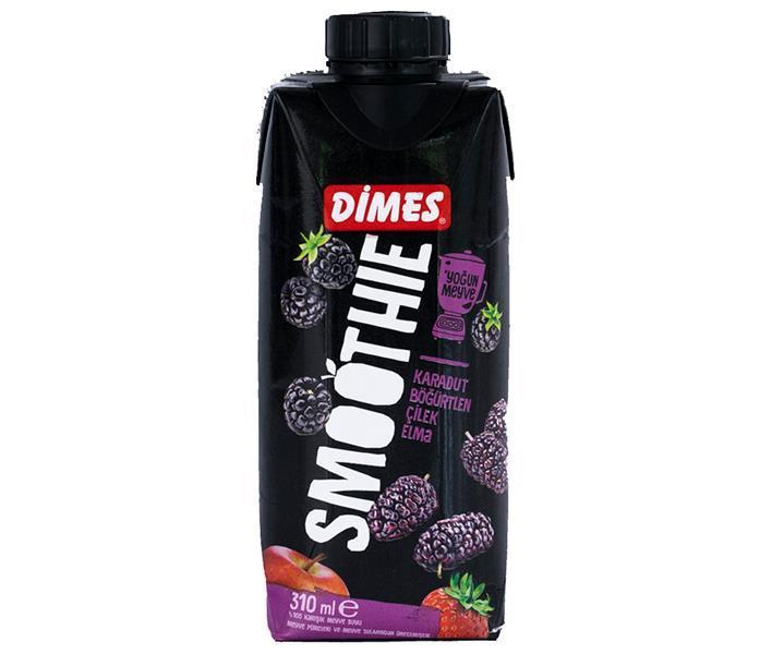 Japan Coffee Trading DiMES Purple Fruit Mix Smoothie 310 ml paquet de papier x 12 pièces 