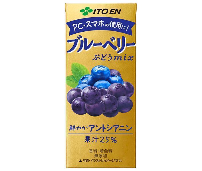 Itoen Blueberry Grape Mix 200ml Paper Pack x 24 