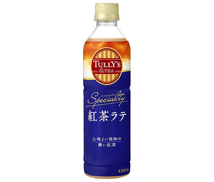 ITOEN TULLY'S&TEA Black Tea Latte 430ml PET Bottle x 24 