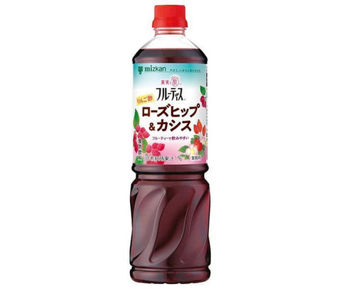 Mizkan Commercial Fruitis Vinaigre de cidre de pomme Rose musquée et cassis Bouteilles PET de 1000 ml x 8 pièces 