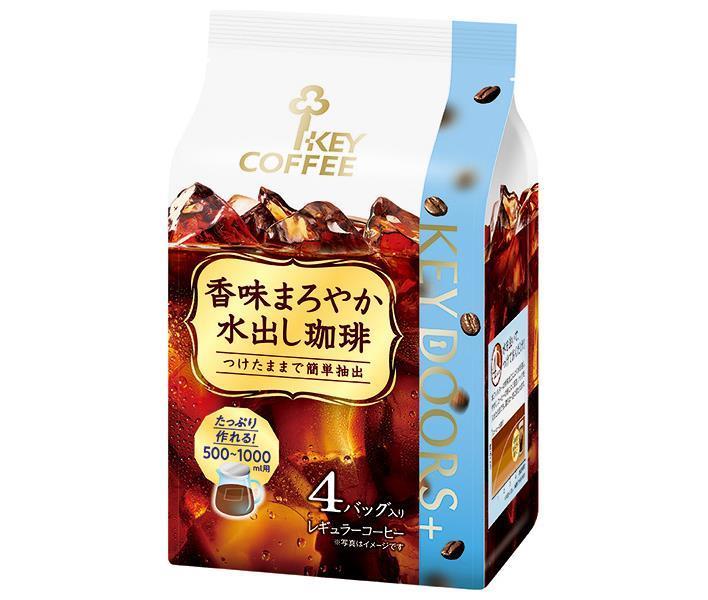 Key Coffee KEY DOORS+ Mellow Flavored Cold Brew Coffee (30g x 4P) x 6 Bags 