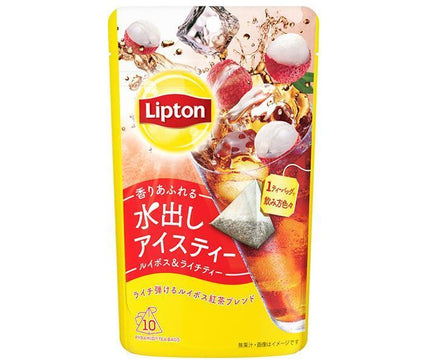 Lipton Cold Brewed Iced Tea Rooibos & Lychee Tea Tea Bags 10P x 6 Bags 