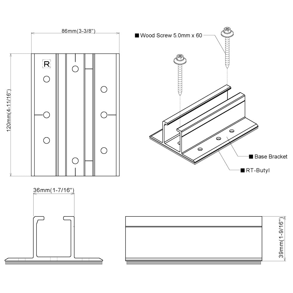 Rail-less Solar Rack Base