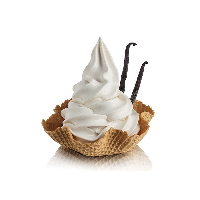 Soft Pan White Vanilla Soft Serve Mix - 1.5 KG Bag or Case of 8 x 1.5 KG bags - Rubicone Canada - Ships Free Within Canada on Orders Above CAD $199