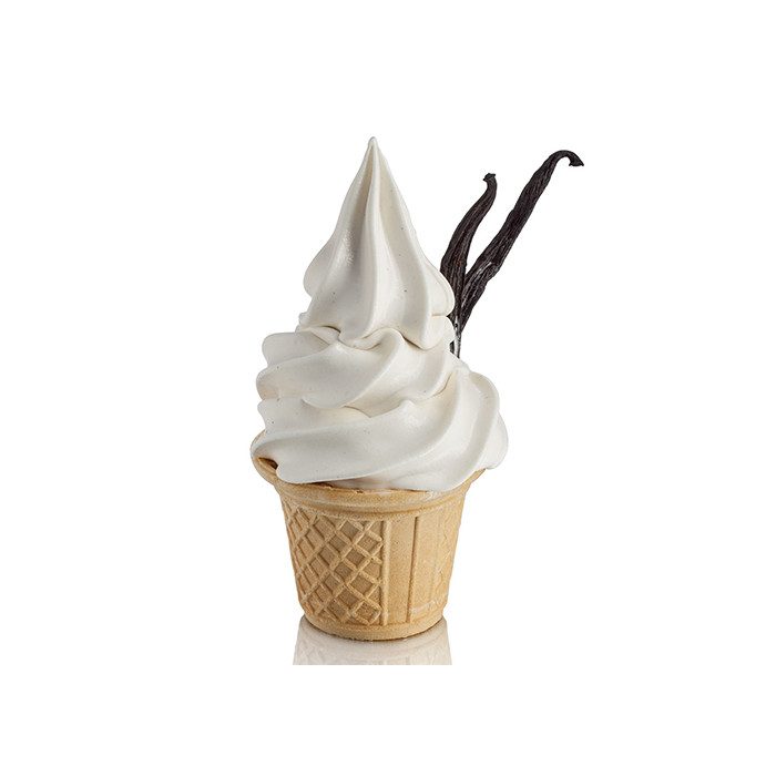 Soft Pan White Vanilla Soft Serve Mix - 1.5 KG Bag or Case of 8 x 1.5 KG bags - Rubicone Canada - Ships Free Within Canada on Orders Above CAD $199