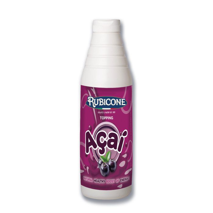 Acai Topping - 1 KG Squeeze Bottle - Rubicone Canada - Ships Free Within Canada on Orders Above CAD $199