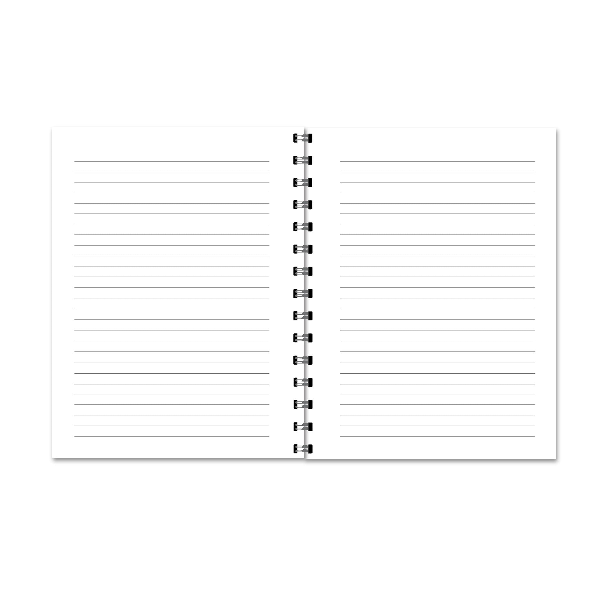 Purple Simple Floral Notebook