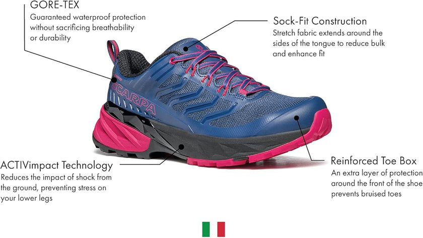 Scarpa Women's Rush GTX Waterproof Hiking Shoes Sizes 38 & 41